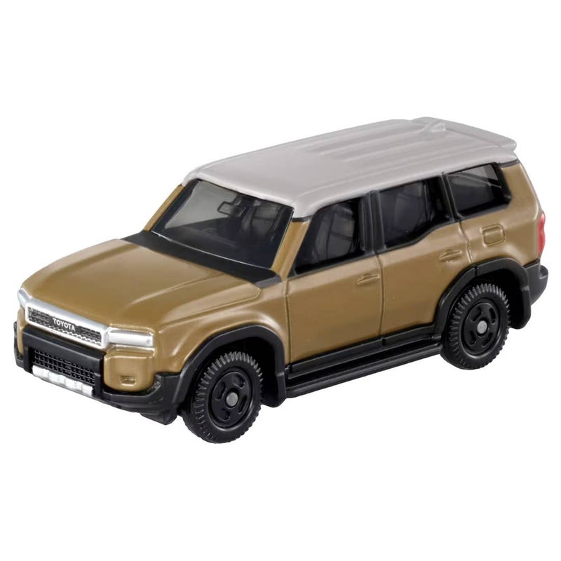 TAKARA TOMY تاكارا تومي توميكا 17 تويوتا لاند كروزر 250 سيارة مصبوبة (1:66، أصفر/ذهبي) - Image 2